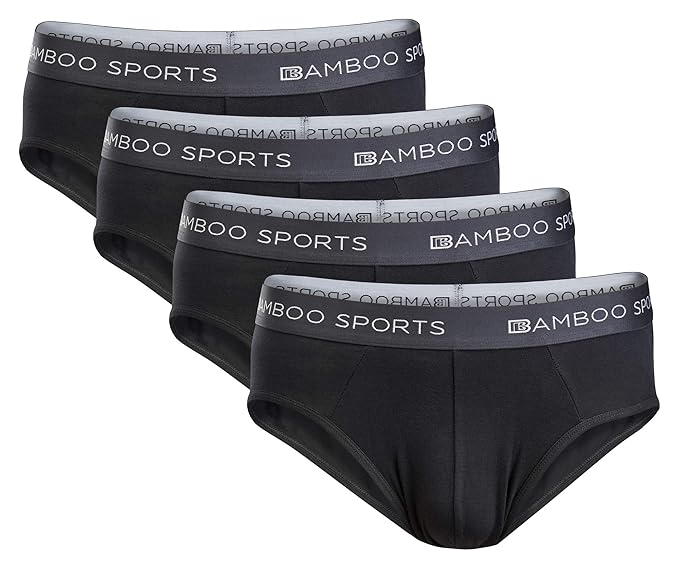 Buy Bamboo Sports Mens No Fly Bamboo Underwear Briefs Super Soft