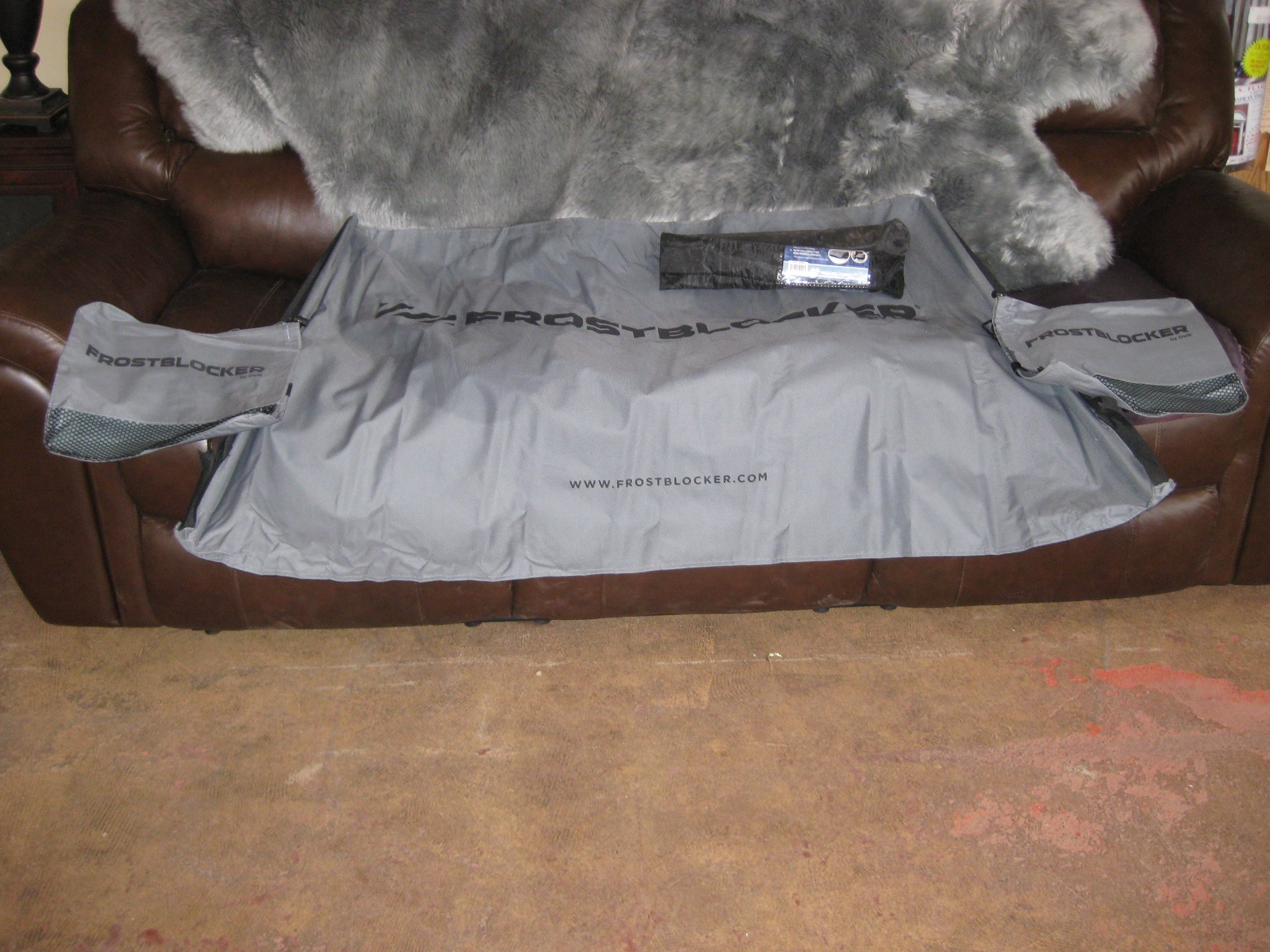 Delk DELK FROST BLOCKER WINDSCREEN ICE FROST COVER + FREE WING MIRROR COVERS Buy Online in