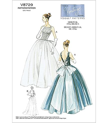 Amazon.com: Edwardian Reception Gown Sewing Pattern | Early 1900s Dress  Making | Bust Sizes 33-38 | Past Patterns 0112 : Arts, Crafts & Sewing