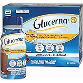 Glucerna Nutritional Drink, Meal Replacement Shakes, Complete, Balanced Nutrition For People With Diabetes, Chocolate, 6 x 23