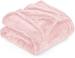 Utopia Bedding Fleece Blanket Full Size Pink 300GSM
