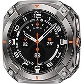 Rugged Metal Case for Samsung Galaxy Watch Ultra 47mm Case(2025/2024), Stainless Steel Protective Bumper with Back Cover for Galaxy Watch Ultra Men [No Screen Protector]