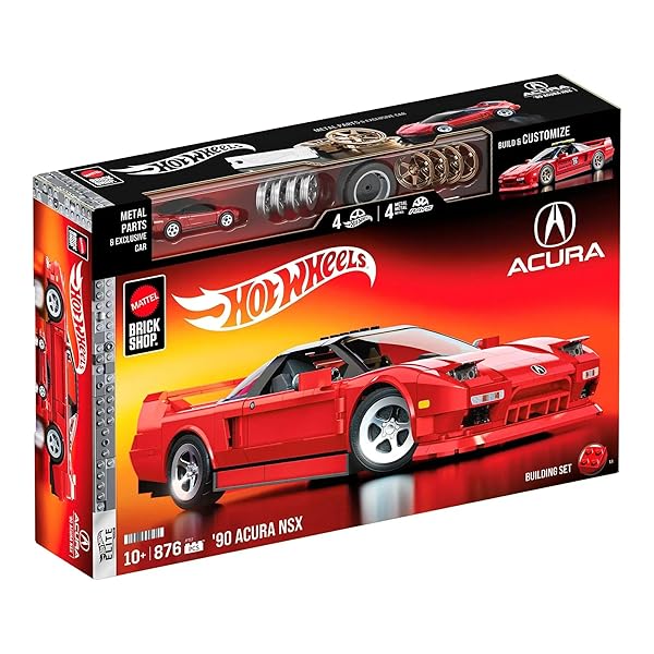 HOT WHEELS 1/16 HONDA ACURA NSX 1990 ASSEMBLY...