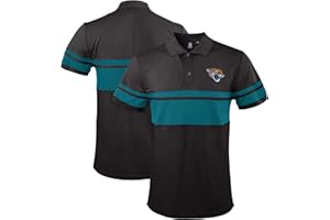 FOCO NFL Football Team Color Chest Stripe Men's Polo Shirt