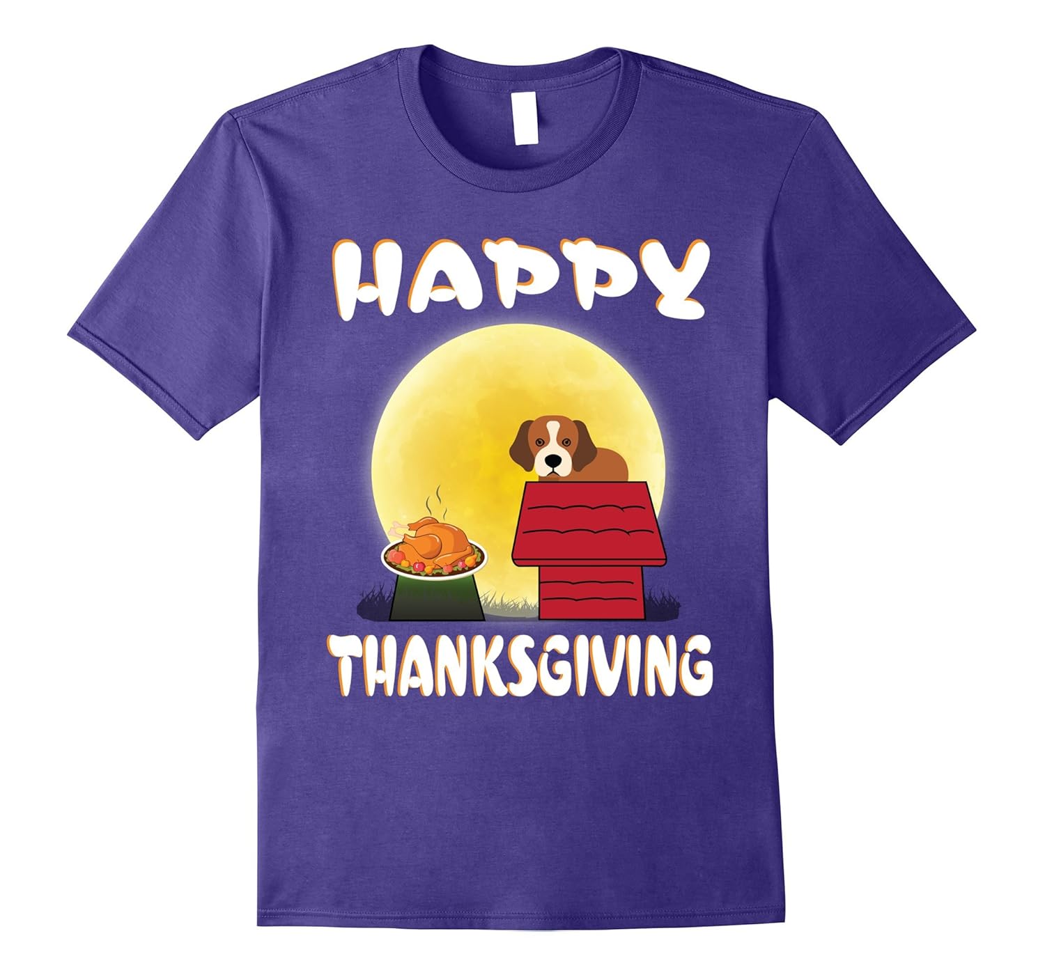 Dachshund Dog Costume Happy Thanksgiving Day T-Shirt Gift-ANZ