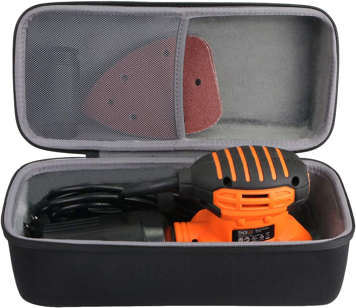 co2crea Hard Travel Case for TACKLIFE Classic Mouse Detail Sander DIY - PMS01A - - 
