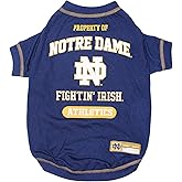 Pets First NCAA College Notre Dame Fighting Irish Mesh Jersey for Dogs &amp; Cats, Small.Licensed Dog Jersey with Your Favorite Football/Basketball College Team