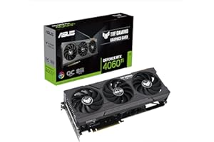 ASUS TUF Gaming GeForce RTX™ 4060 Ti OC Edition Gaming Graphics Card (PCIe 4.0, 8GB GDDR6, DLSS 3, HDMI 2.1a, DisplayPort 1.4a)