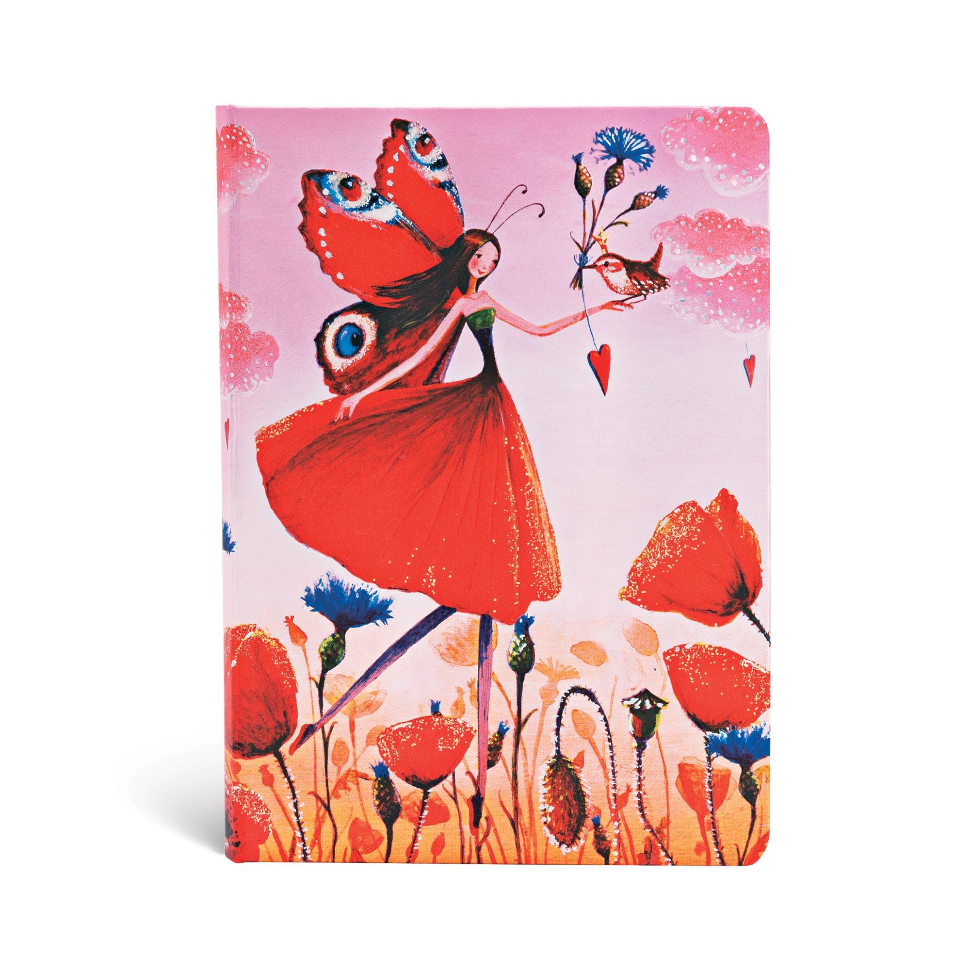 Paperblanks Mila Marquis Ruled Midi Notebook- Poppy Field (Mila Marquis Collection)