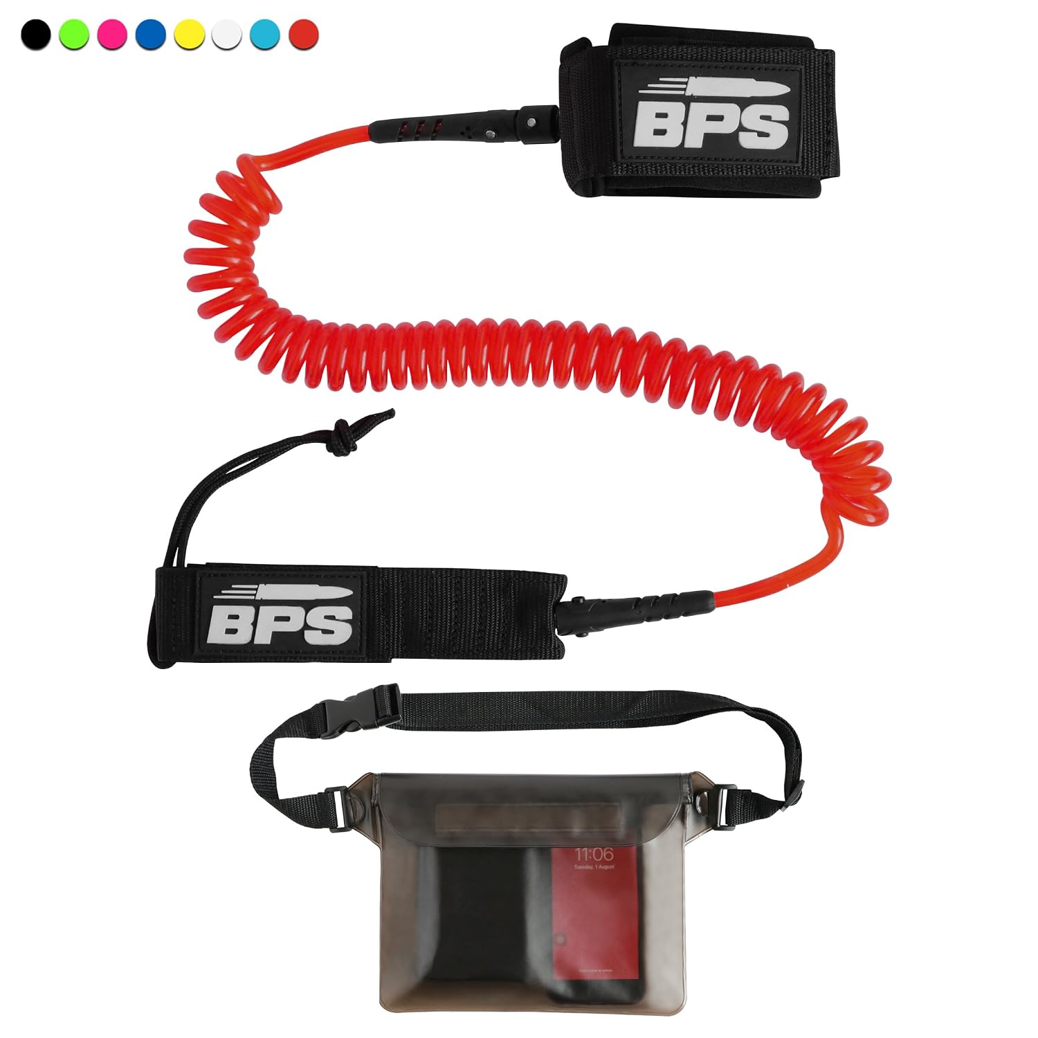 Own The Wave – PREMIUM SUP 10′ Coiled Leash Own The Wave – PREMIUM SUP 10′ Coiled Leash