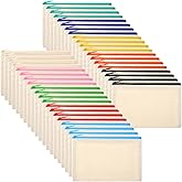 HekouJiub 40 Pieces Canvas Zipper Pouch with Zipper Canvas Makeup Bag Blank Small Pouch Cosmetic Case for DIY Crafts, Makeup, Travel & Everyday Organizing