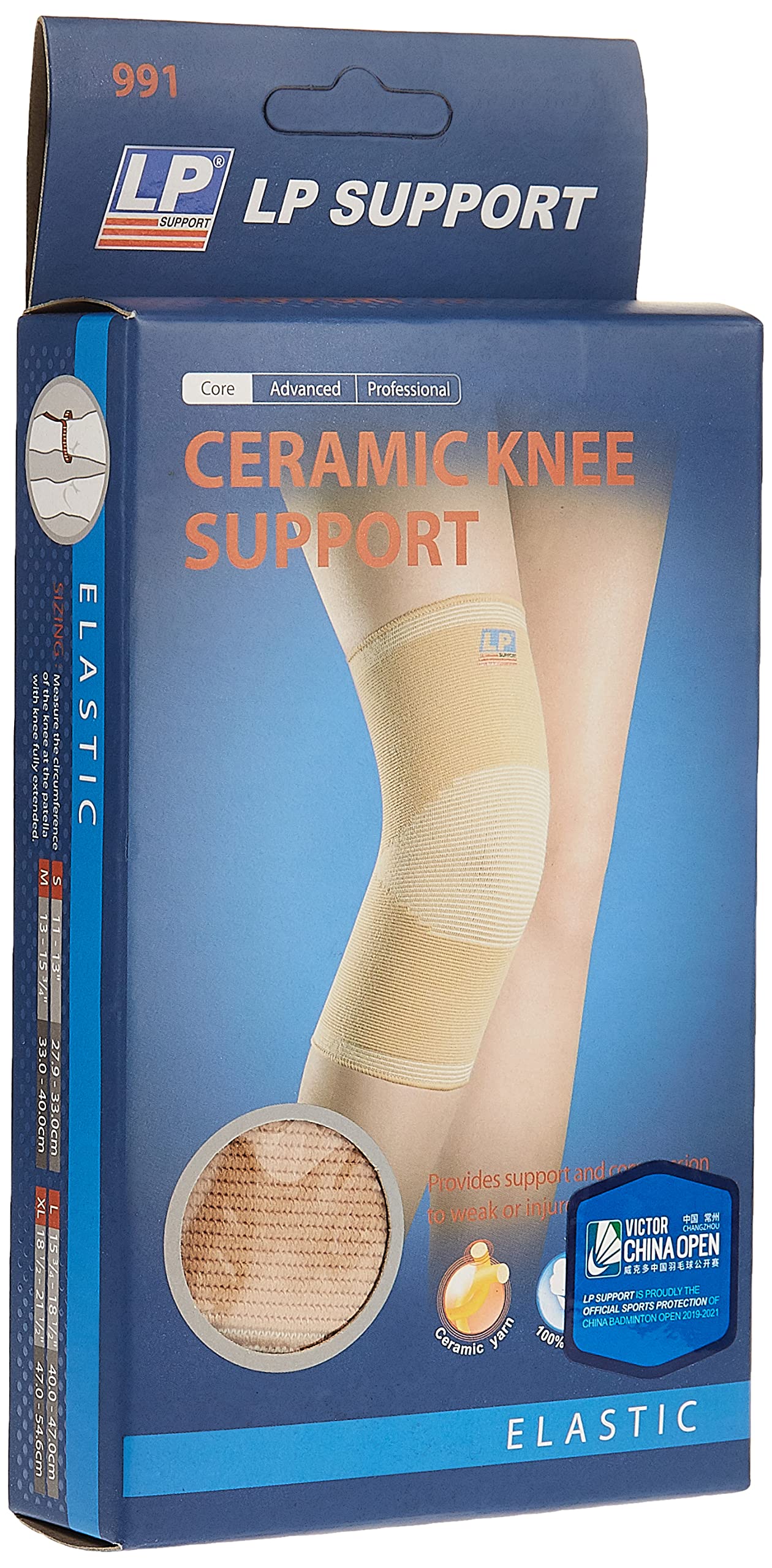 LP SUPPORT Medium Ceramic Knee Support