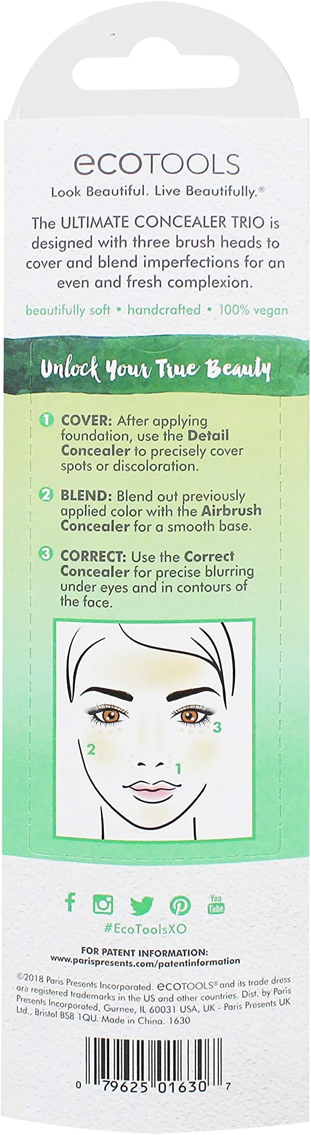 ecotools ultimate concealer trio