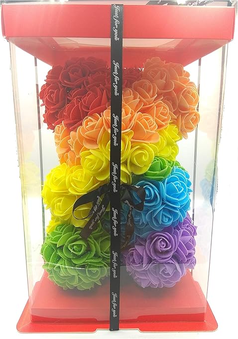 rainbow rose bear