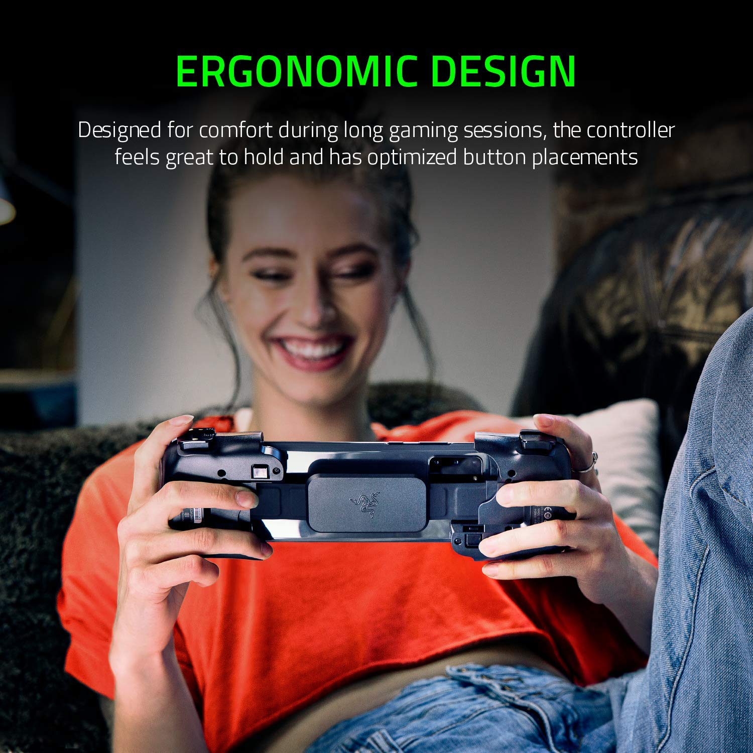 Razer Kishi Mobile Game Controller/Gamepad for Android (Renewed)