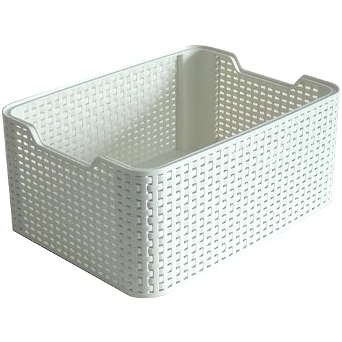 Amazon.com: christmas ornament storage box White Plastic Storage Boxes: Amazon.co.uk