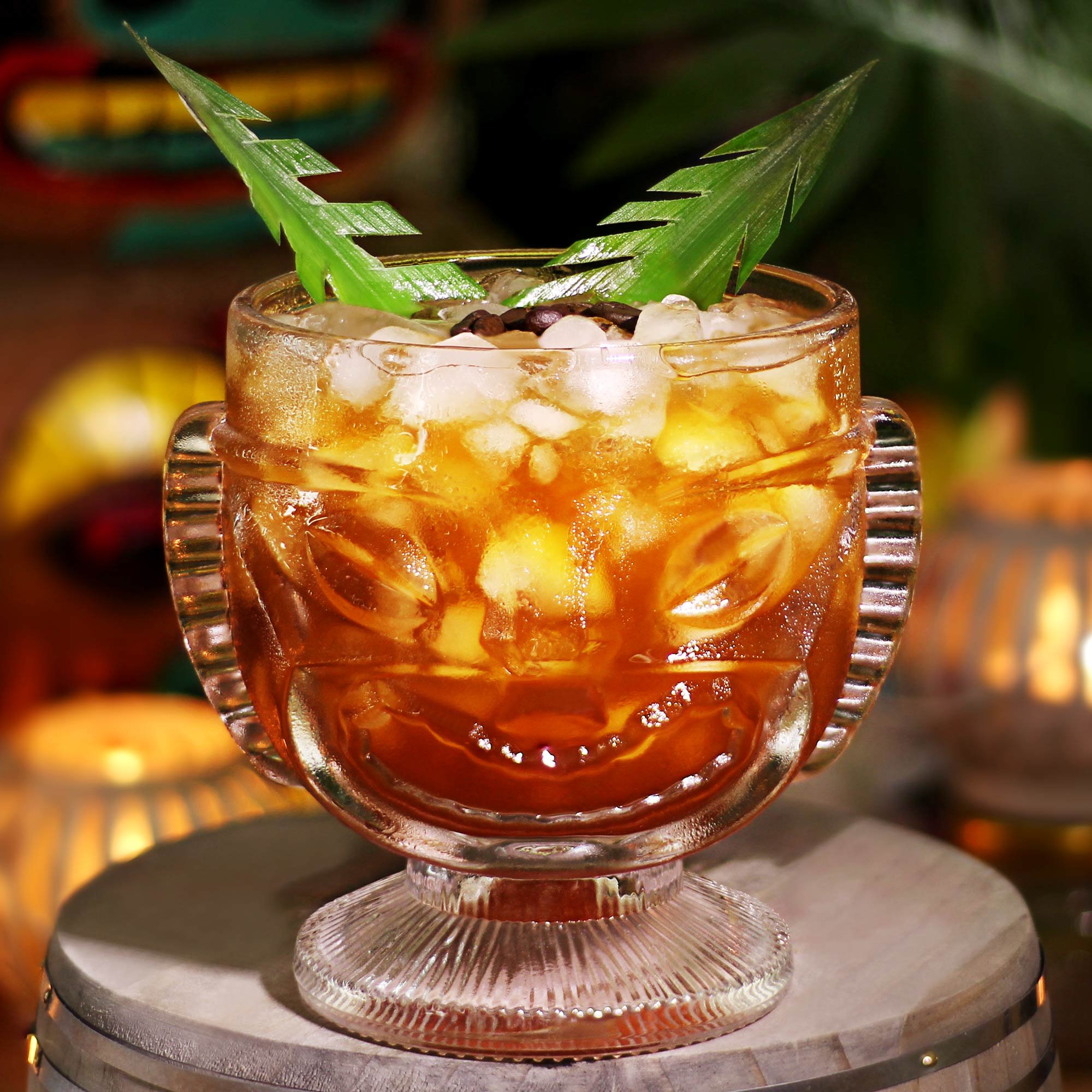 Tiki Glass 14oz / 400ml | 40cl Cocktail Glass, Novelty Cocktail Glass, Hawaiian Glass