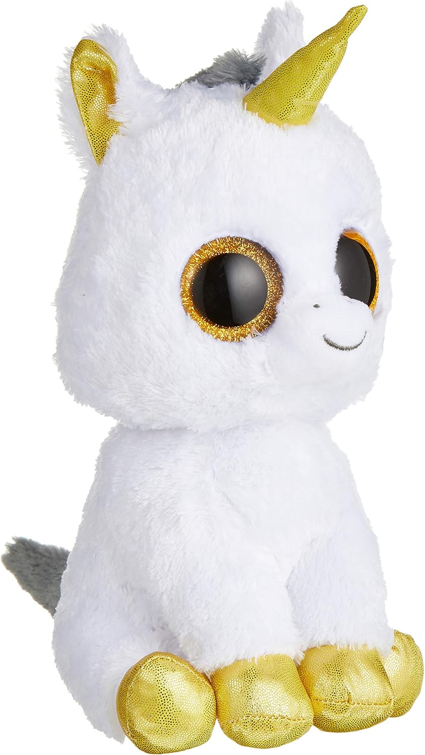 Amazon Com Ty Beanie Boo Plush Pegasus The Unicorn Buddy 24cm