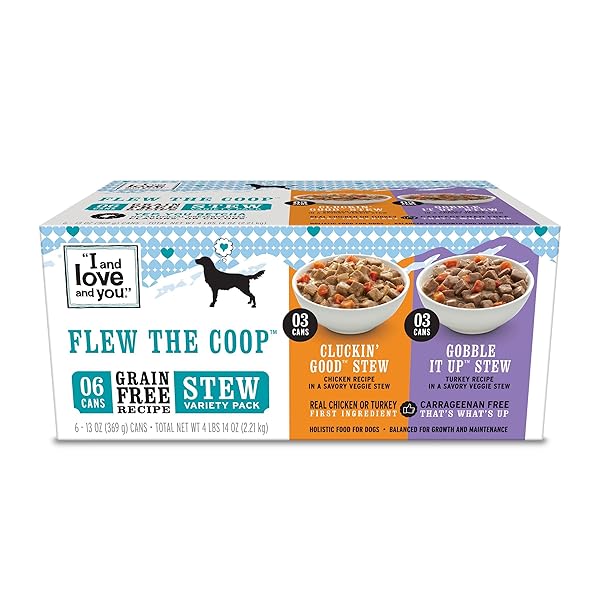 I AND LOVE AND YOU WET DOG FOOD...