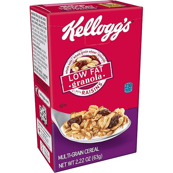 Kelloggs Low Fat Granola With Raisins Nutrition Runners High Nutrition