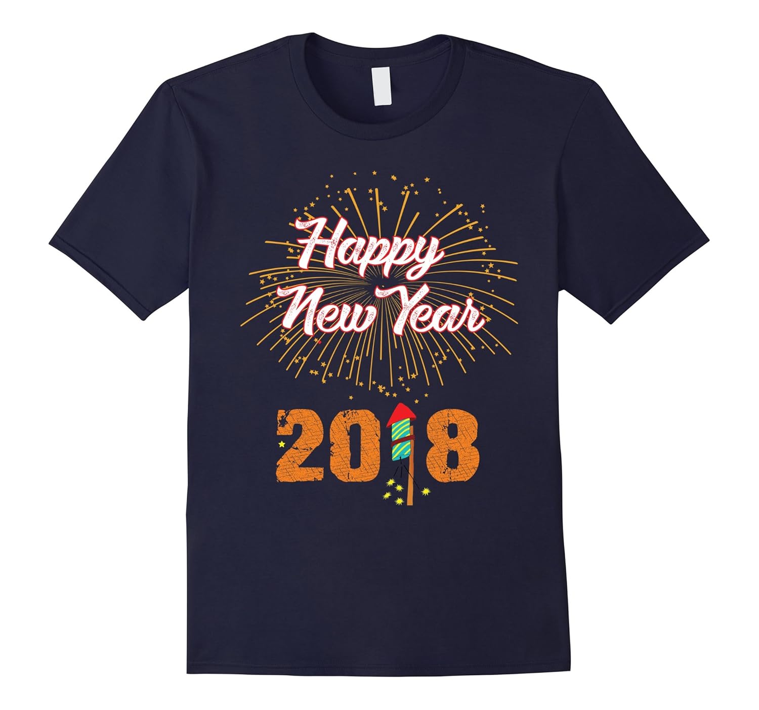 Happy New Year 2018 Happy Holidays t shirt-ANZ