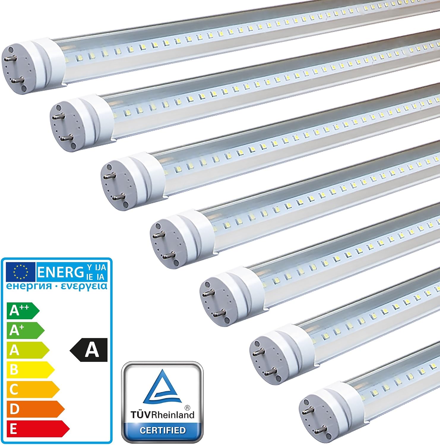 A&G LED Tube, G13, 8 W, Neutral White, 60 x 26 x 26 cm - Image 4