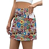 LouKeith Tennis Skirt with Shorts High Waisted Golf Skirts Dressy Casual Workout Athletic Skorts for Women with 4 Pockets