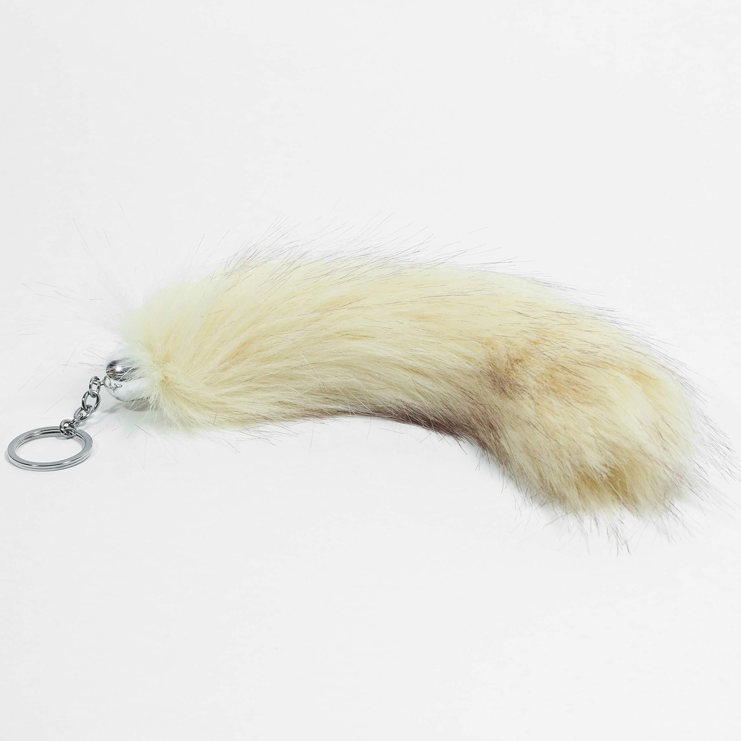graent Fur Tail (bright artificial hair) Key Chain