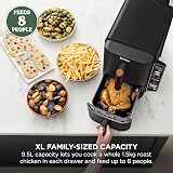 Ninja Double Stack XL Air Fryer 9.5L 4 Levels 6 Functions Black Copper view 5