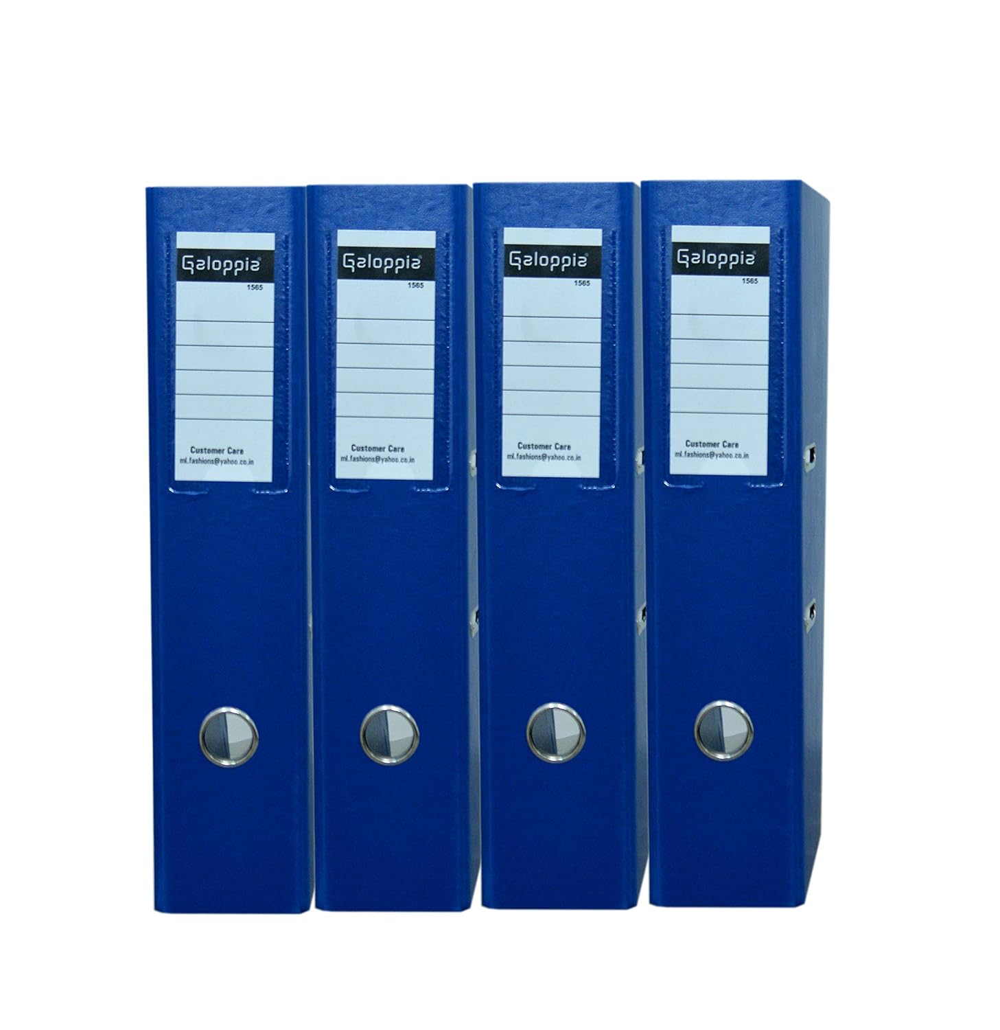 GALOPPIA PVC Coated Box File/Folder for Office documents and certificates A4 Size (Blue, Pack of