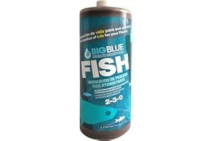 Fish Hydrolysate 2-2-0 Certified Organic (1l) Fertilizer - Earth Alive Clean Technologies Big Blue Fish