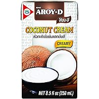 Aroy-D Pure Coconut Cream, 8.5 Fluid Ounce (Pack of 6)