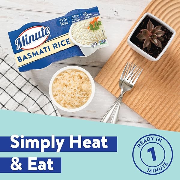 MINUTE READY-TO-SERVE BASMATI RICE, MICROWAVABLE RICE CUPS, 8.8-OUNCE CUPS (PACK OF 1)
