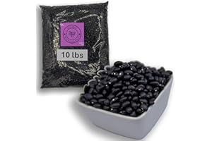 10 Lbs Dried Black Beans Bulk - Frijoles Negros Ideal for New Dishes - Frijoles Negros Bulk Grown in USA - Triple Cleaned Bulk Black Beans in a Bag- Despensa Colombiana