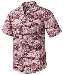 Hawaiian Shirts for Men Short Sleeve Button Down