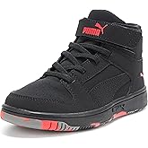 Puma Unisex-Child Rebound Layup Mid Hook and Loop Shoes