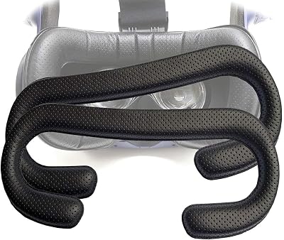 TamBee Vive PRO Face Cushion Pad Face Foam Replacement, PU Leather Face Cover Pad Removable Facial Interface for HTC Vive PRO VR (Face Foam 2PC)
