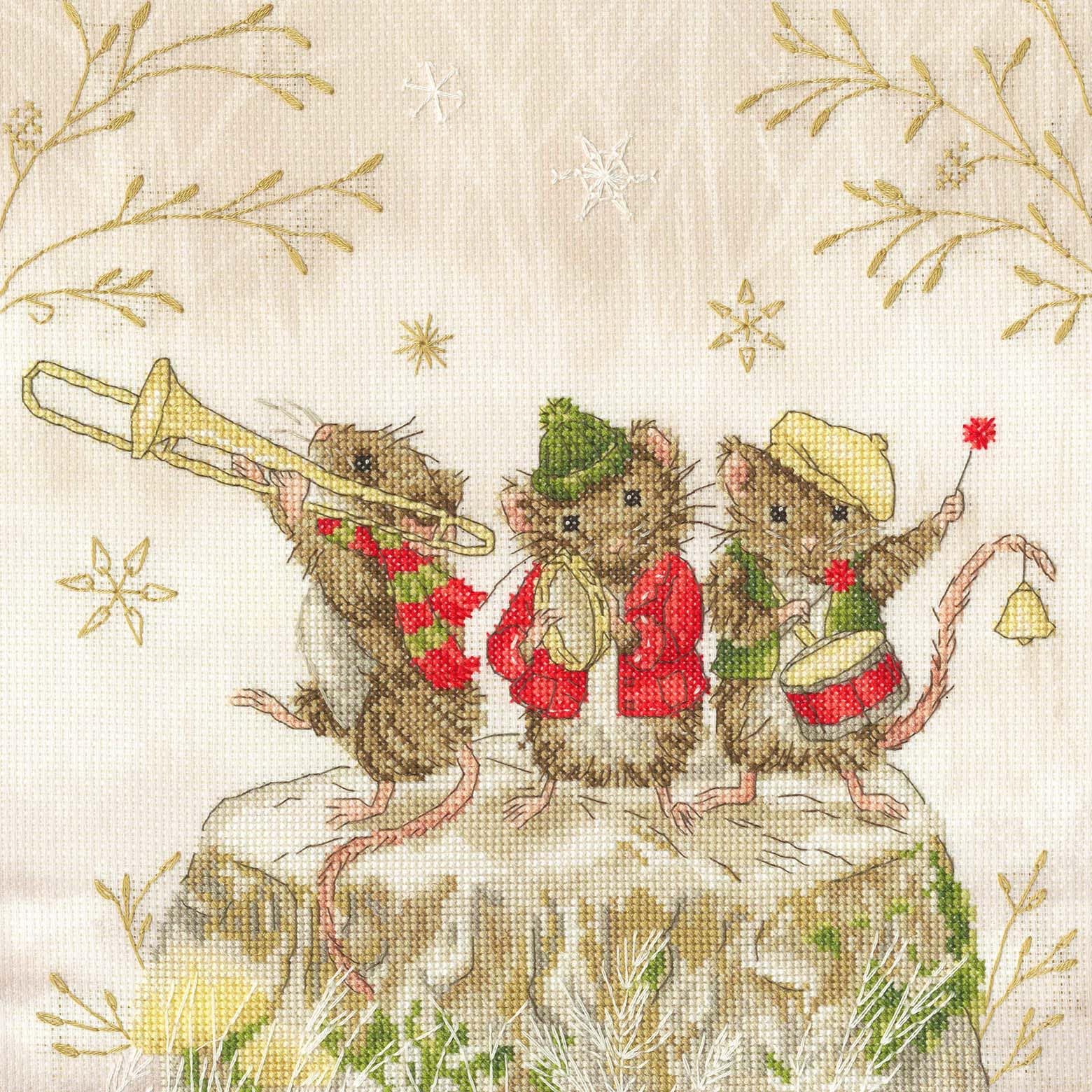 Bothy Threads Counted Cross Stitch Kit - Merry Music Makers