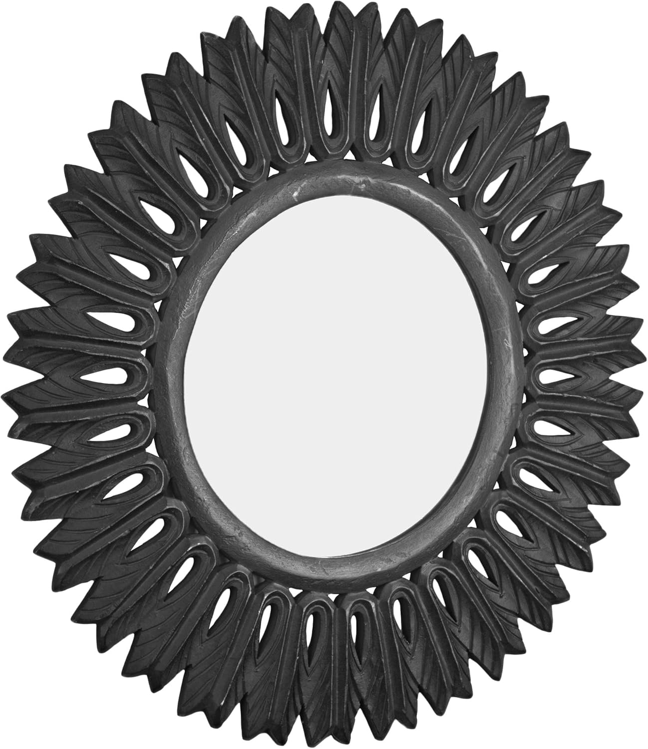American Art Decor HandCarved Wood Medallion