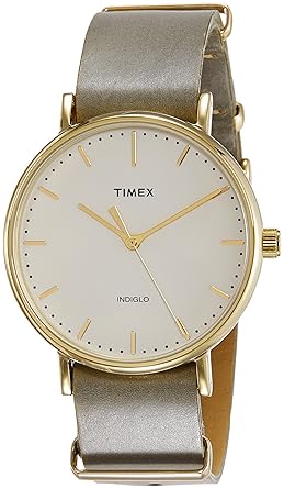 Weekender Slip-Thru Analog White Dial Unisex Watch - TW2P98000