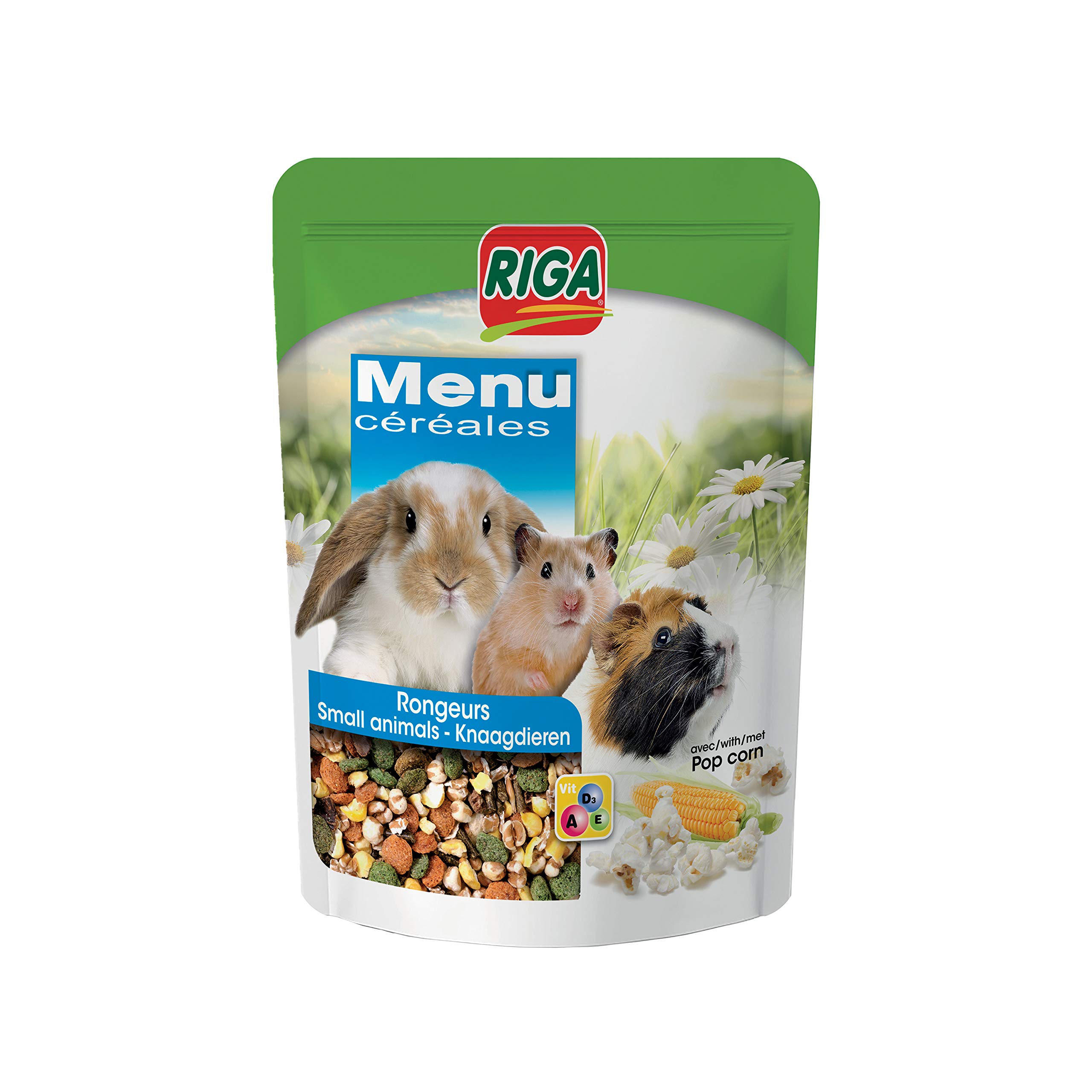 Riga 76692 – Cereal Menu, Pop Corn Doypack Rodent and Small Animal Food – 500 g