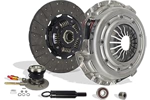 SOUTHEASTCLUTCH Clutch And Slave Kit Compatible With Silverado 1500 Sierra 1500 Base SL LS LT SLT SLE WT 1999-2002 4.3L V6 GAS OHV Naturally Aspirated (OD: 11; Spline: 1-1/8; Teeth: 10T; VIN: W, MFI; 04-090S)