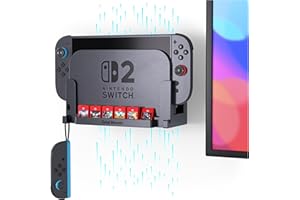 TotalMount Wall Mount for Nintendo Switch 2 (Mounts Switch 2 by TV) – Switch 2 Black