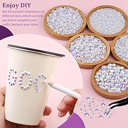 Resin Jelly Rhinestones for Crafting with B7000