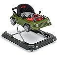 Jeep Classic Wrangler 3-in-1 Grow With Me Activity Walker - Features Music, Lights, Removable Play Tray, Push Walker Mode, Converts into Rolling Car Toy, Anniversary Green