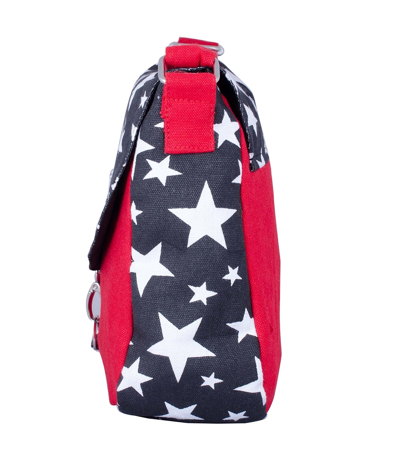 vivinkaa star red canvas sling bag for women