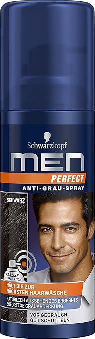 men perfect anti grey spray black 120 ml