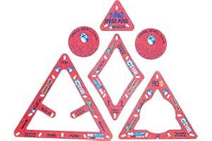 Accu-Rack Outsville Billiards Template Set (Solo, Diamond 9 & Pro 10) - Code Red