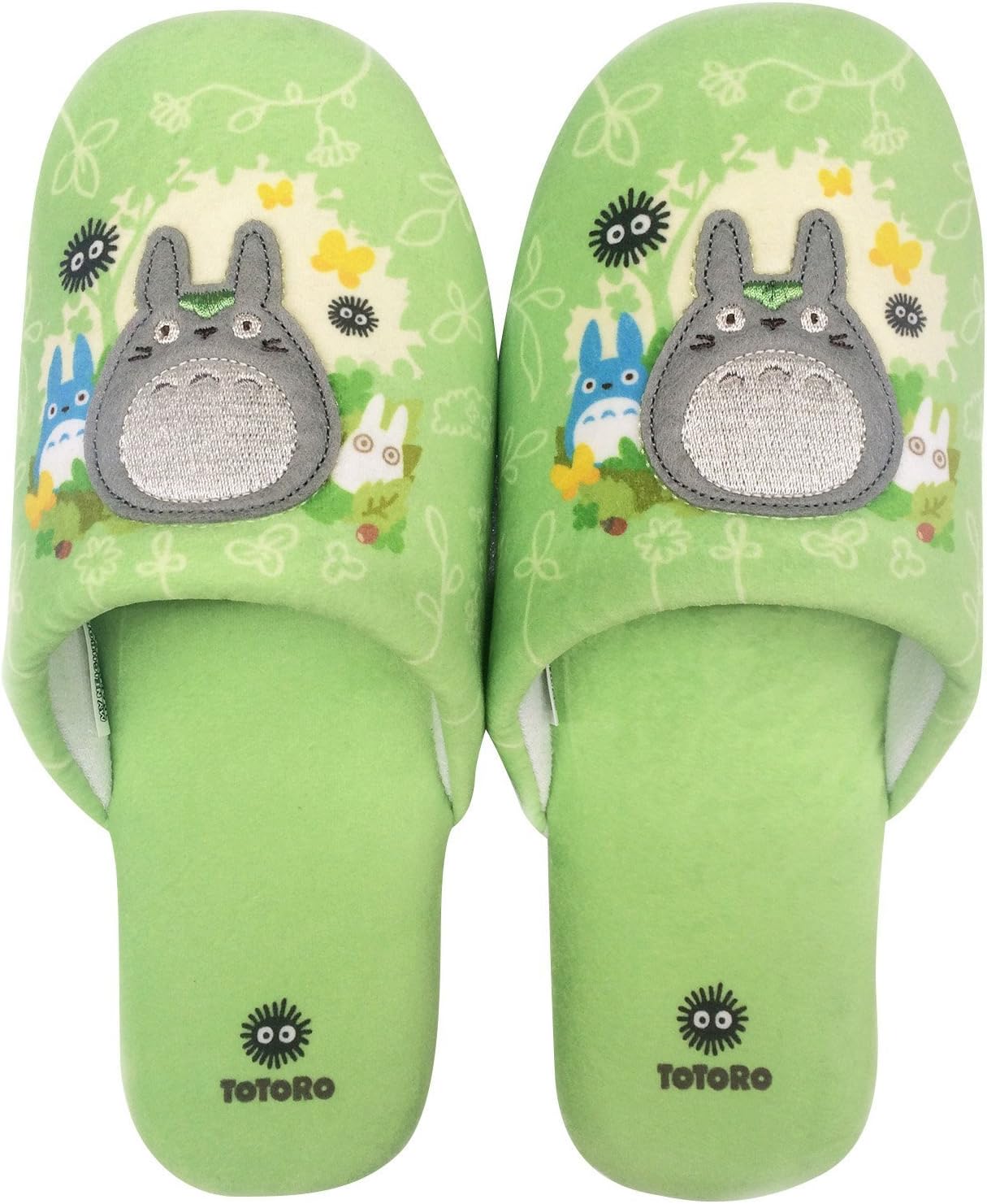 house shoes and slippers on Amazon Com Senko Slipper House Shoes My Neighbor Totoro Sunbeams Leaves Size 24 Us 6 5 Green From Japan Furniture Decor
