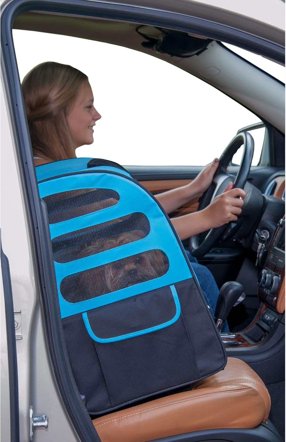 Pet Gear I-GO2 Roller Backpack, Travel Carrier, Car Seat for Cats/Dogs, Mesh Ventilation, Included Tether, Telescoping Handle, Storage Pouch : Pet Supplies